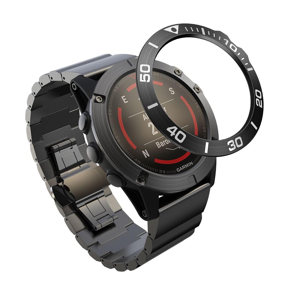 Garmin Fenix 5X/5X Plus Lünette Ring Schwarz