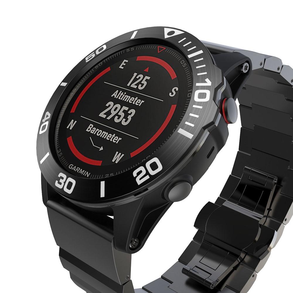 Garmin Fenix 5X/5X Plus Lünette Ring Schwarz