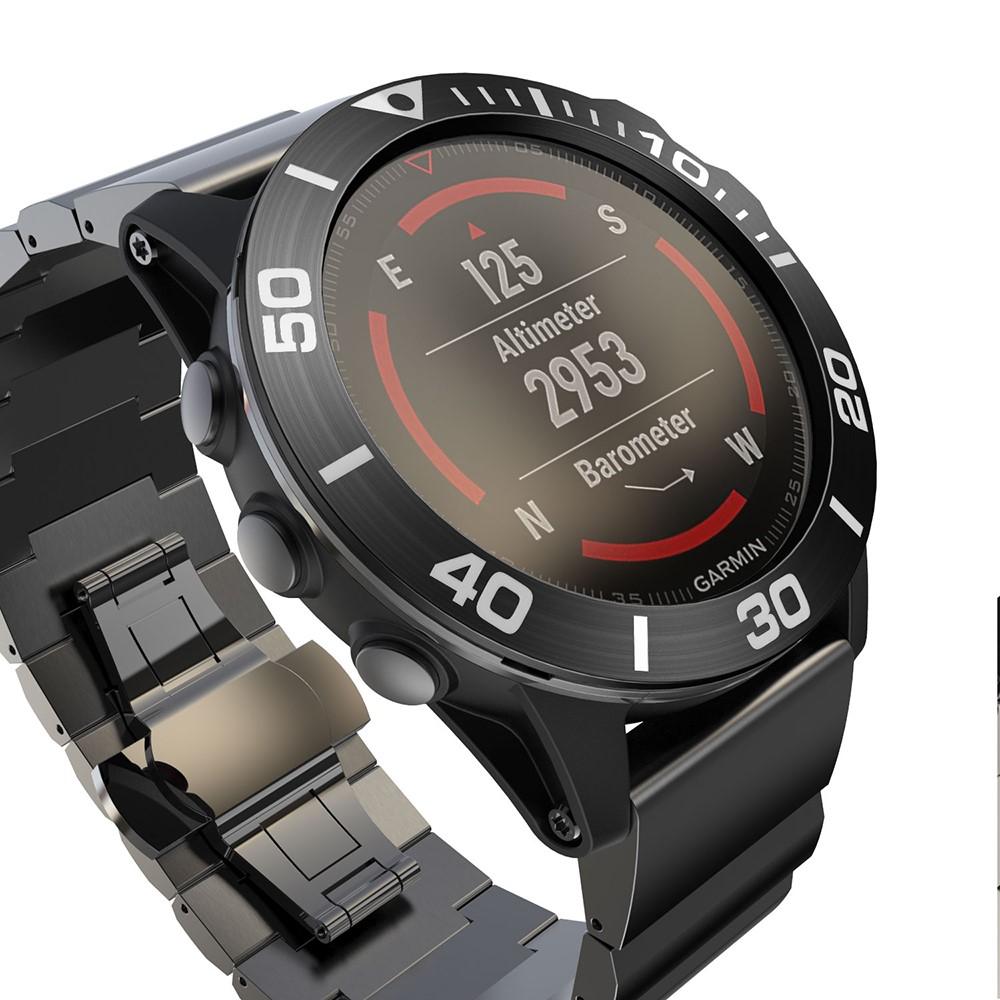 Garmin Fenix 5X/5X Plus Lünette Ring Schwarz