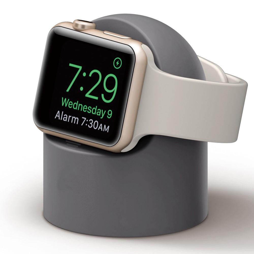 Apple Watch Ladestand Grau