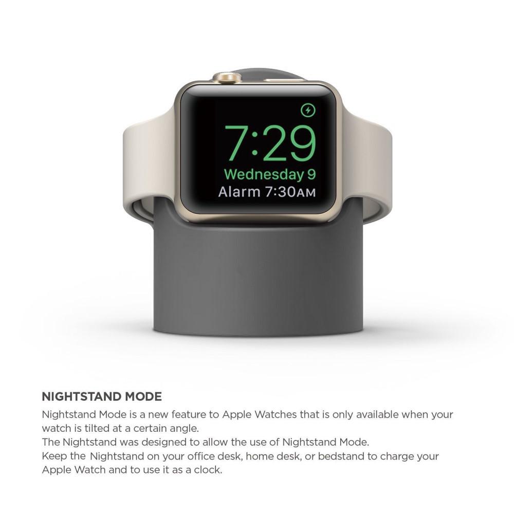 Apple Watch Ladestand Grau