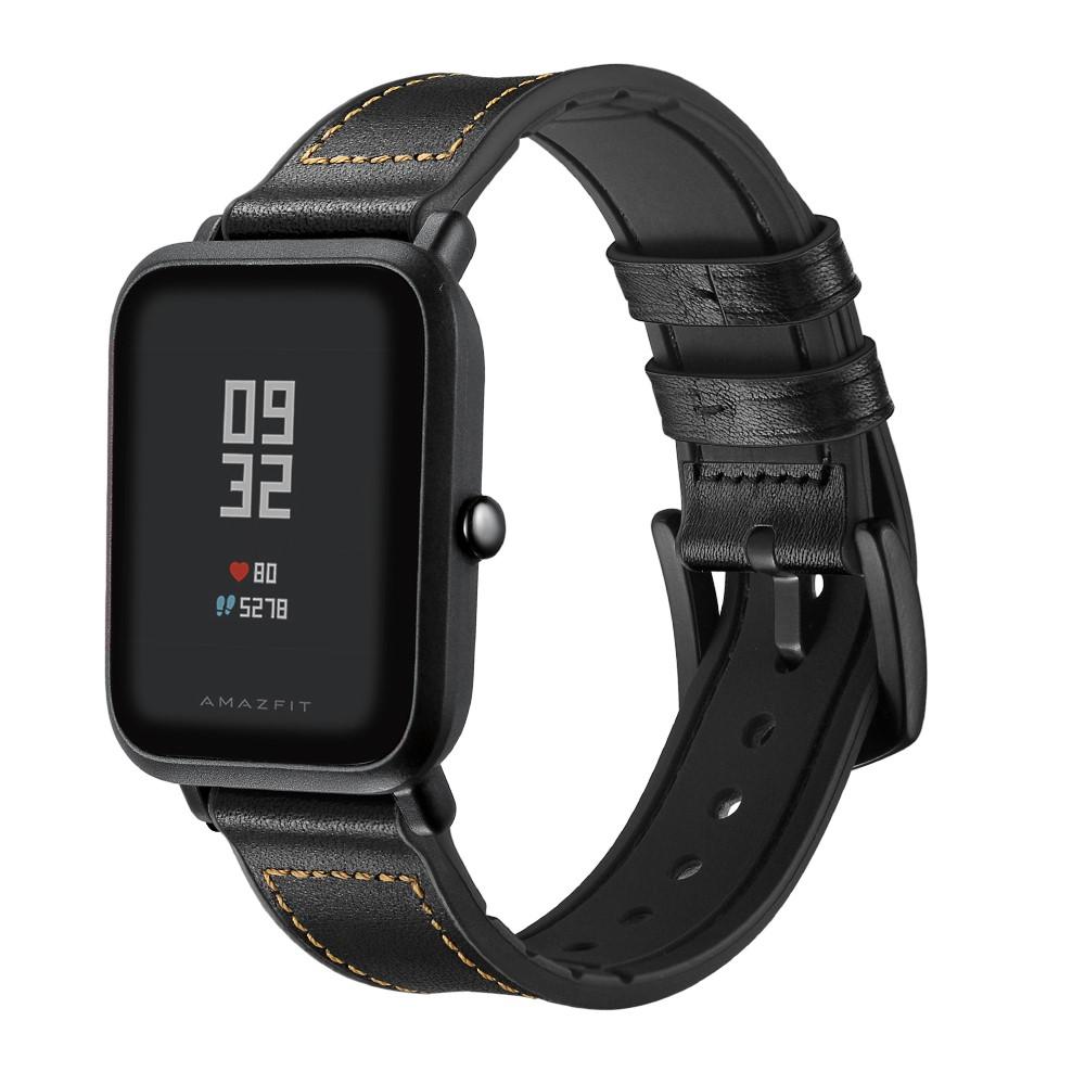 Xiaomi Amazfit GTS Premium Lederarmband Schwarz