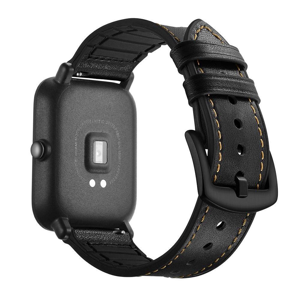   Premium Lederarmband Schwarz