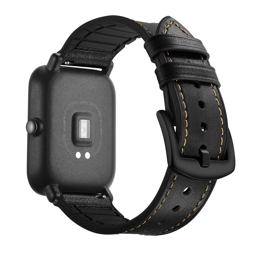 Xiaomi Amazfit GTS Premium Lederarmband Schwarz