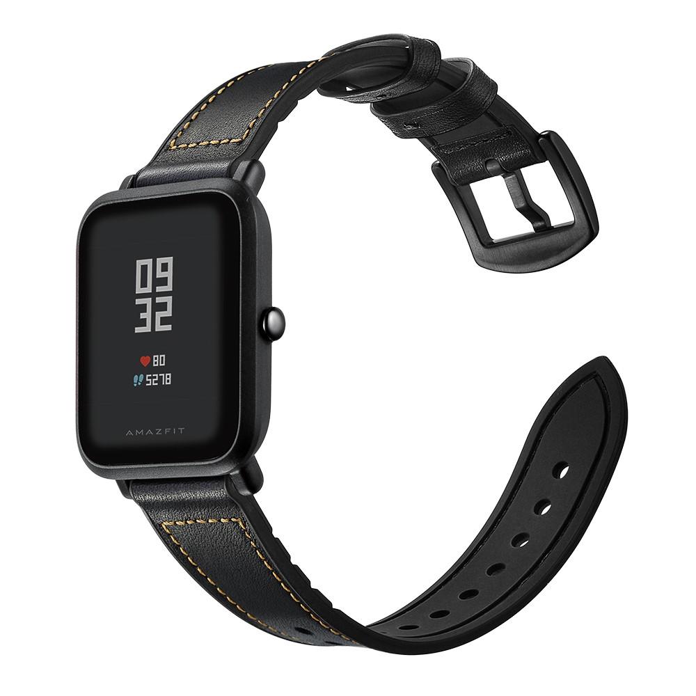 Xiaomi Amazfit GTS Premium Lederarmband Schwarz