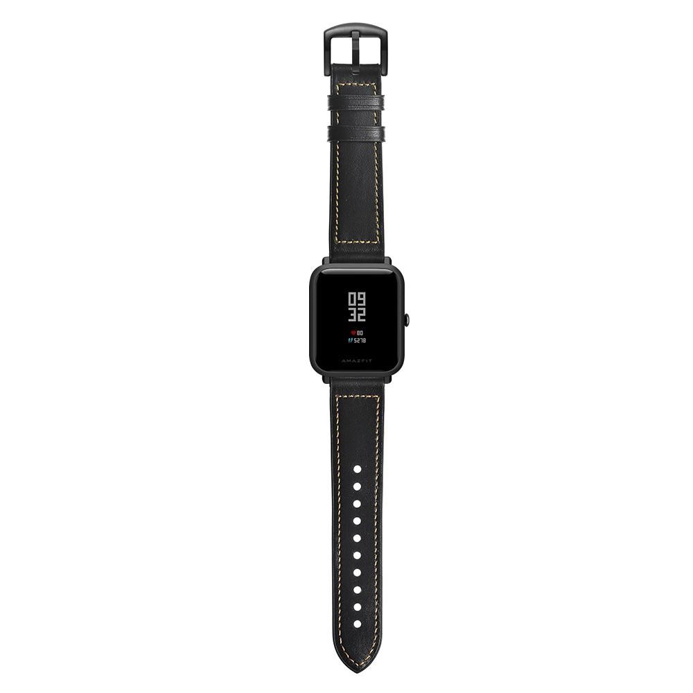 Xiaomi Amazfit GTS Premium Lederarmband Schwarz