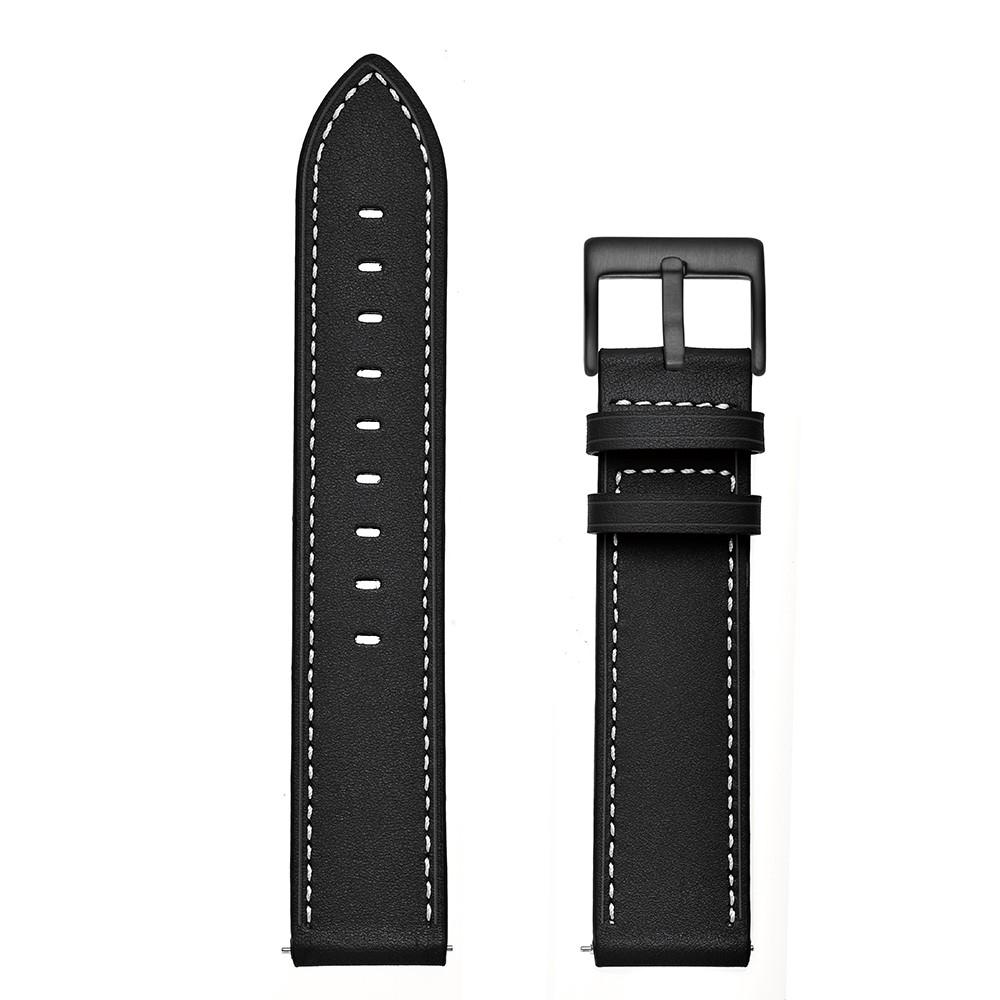 Samsung Galaxy Watch 5 Pro Lederarmband Schwarz Samsung Galaxy Watch 5 Pro Lederarmband Schwarz