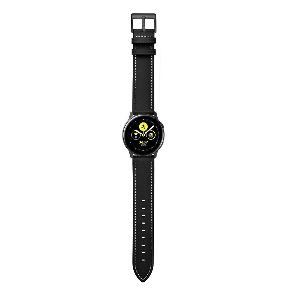 Samsung Galaxy Watch 5 Pro Lederarmband Schwarz Samsung Galaxy Watch 5 Pro Lederarmband Schwarz
