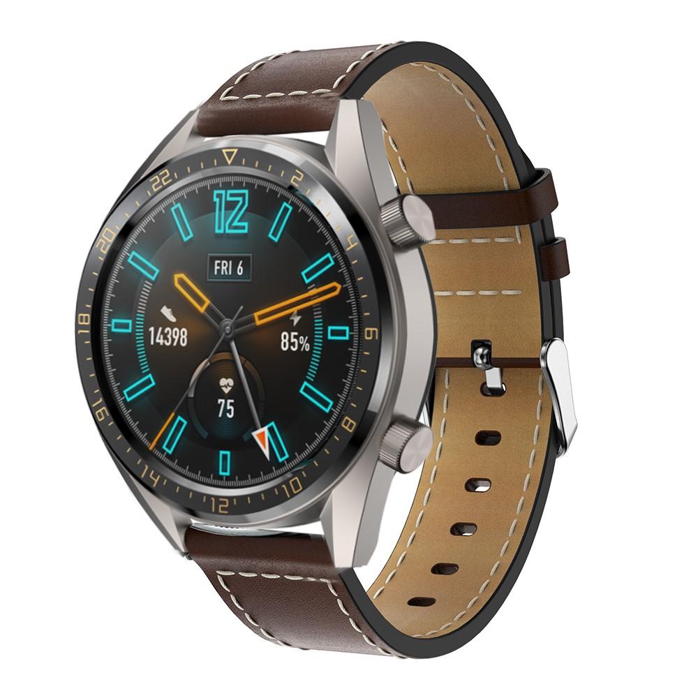 Huawei Watch GT/GT 2 46mm/GT 2e Lederarmband Braun