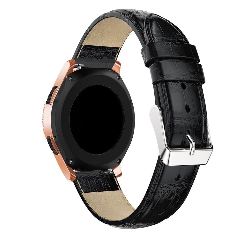 Garmin Vivoactive 5 Lederarmband Krokodil schwarz