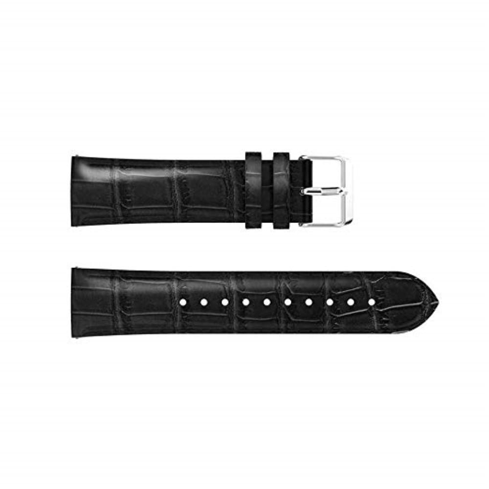 Huawei Watch GT/GT 2 46mm/GT 2e Lederarmband Krokodil Schwarz