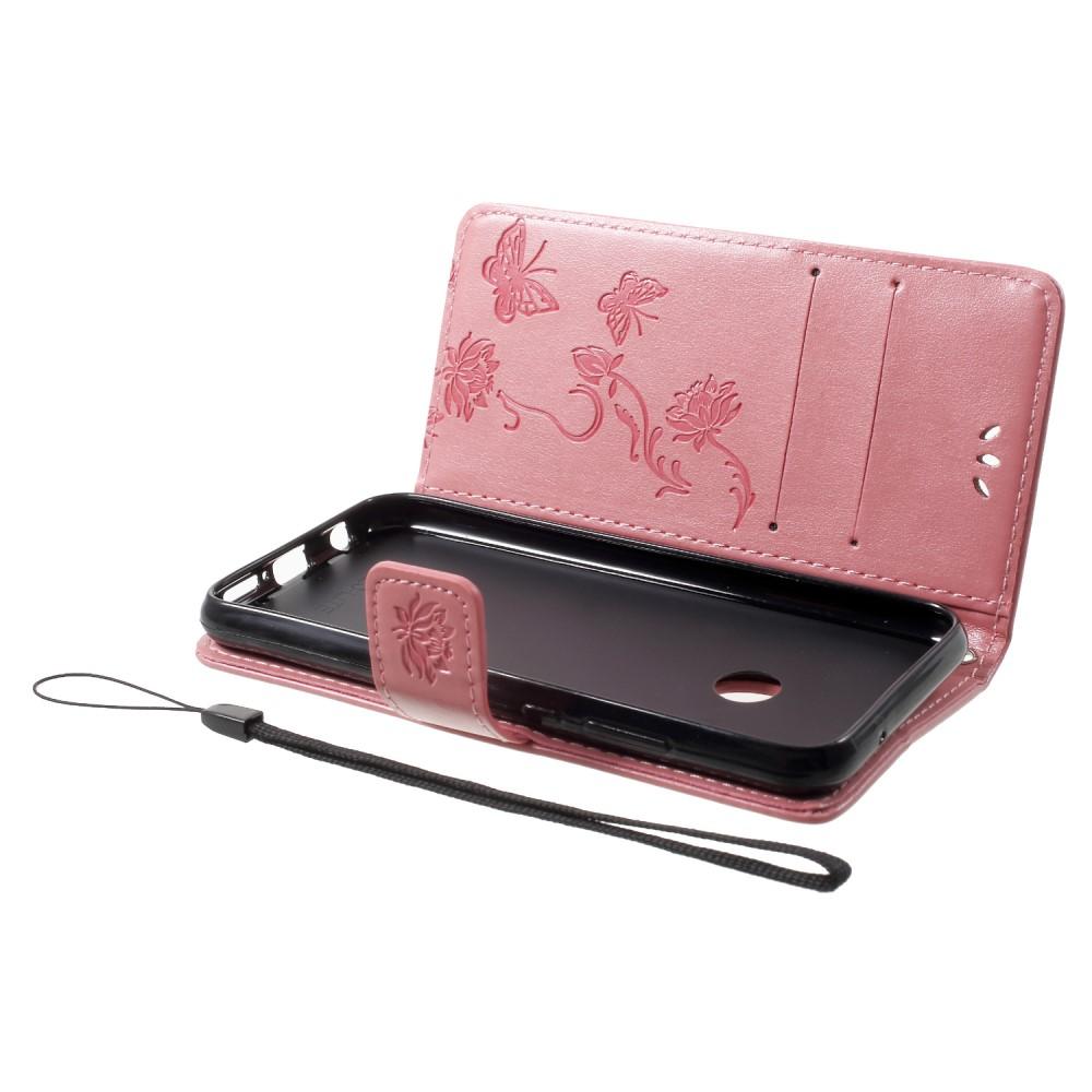 Huawei P20 Lite Handyhülle mit Schmetterlingsmuster, rosa