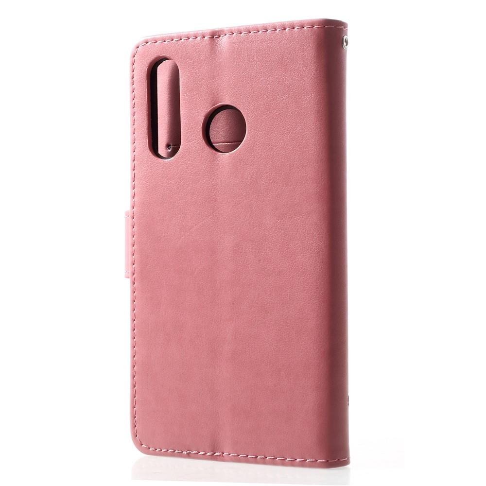 Huawei P30 Lite Handyhülle mit Schmetterlingsmuster, rosa