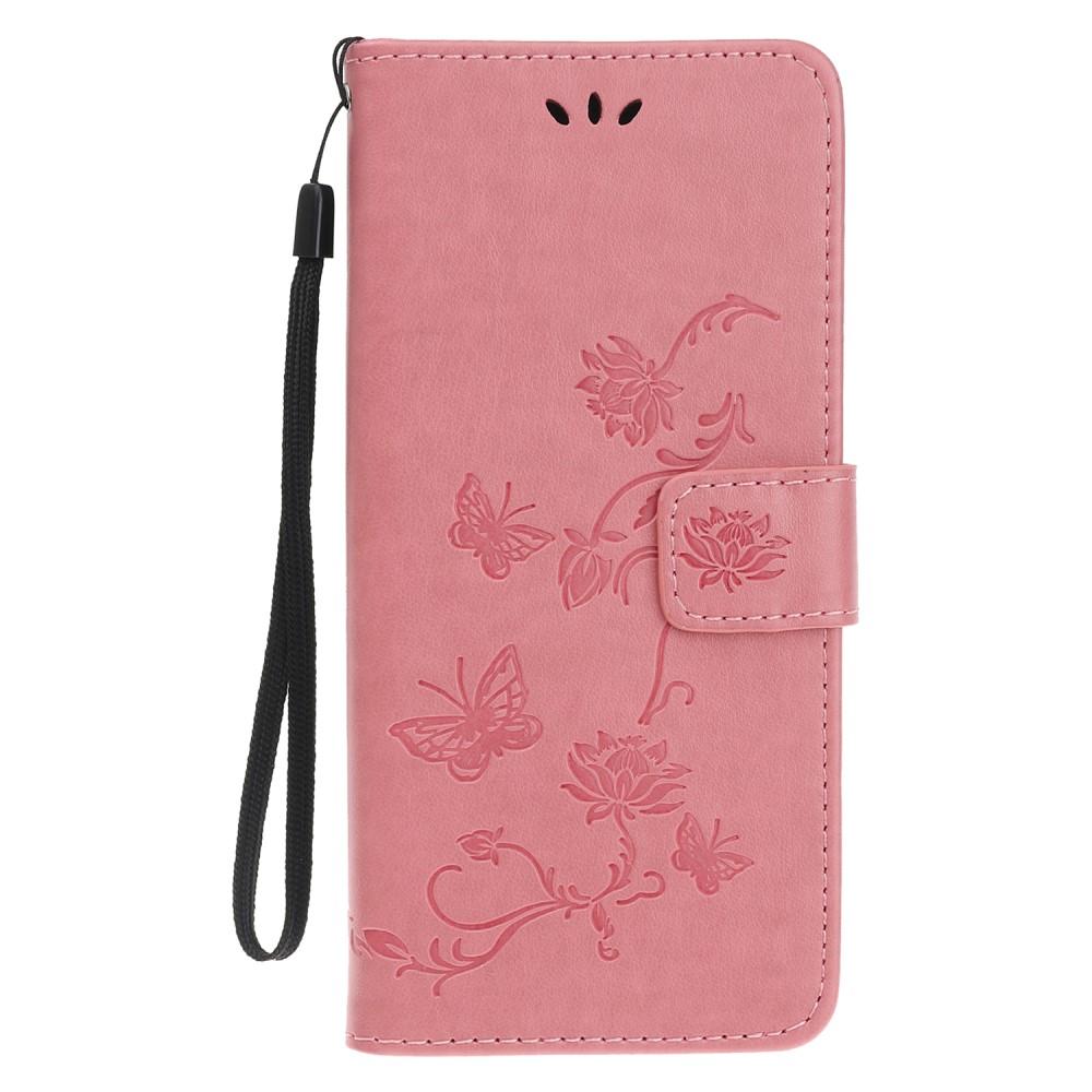 iPhone 11 Handyhülle mit Schmetterlingsmuster, rosa