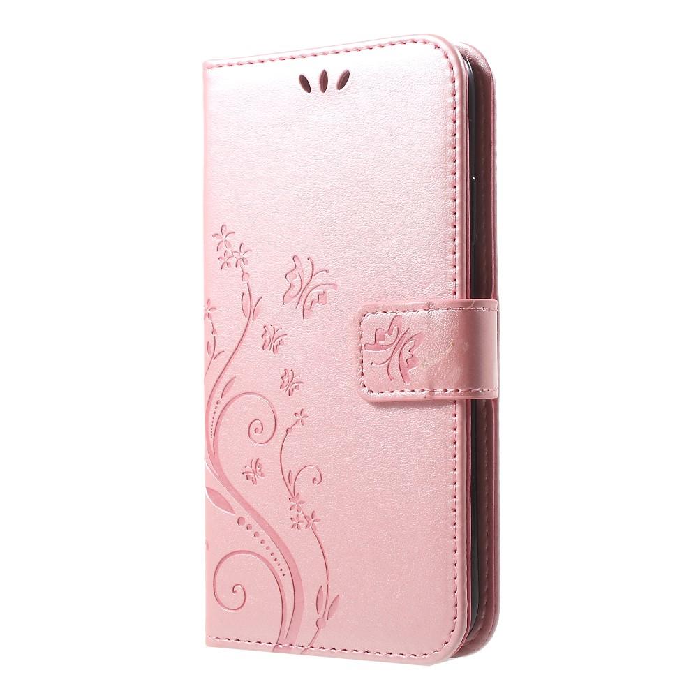 iPhone Xr Handyhülle mit Schmetterlingsmuster, rosa