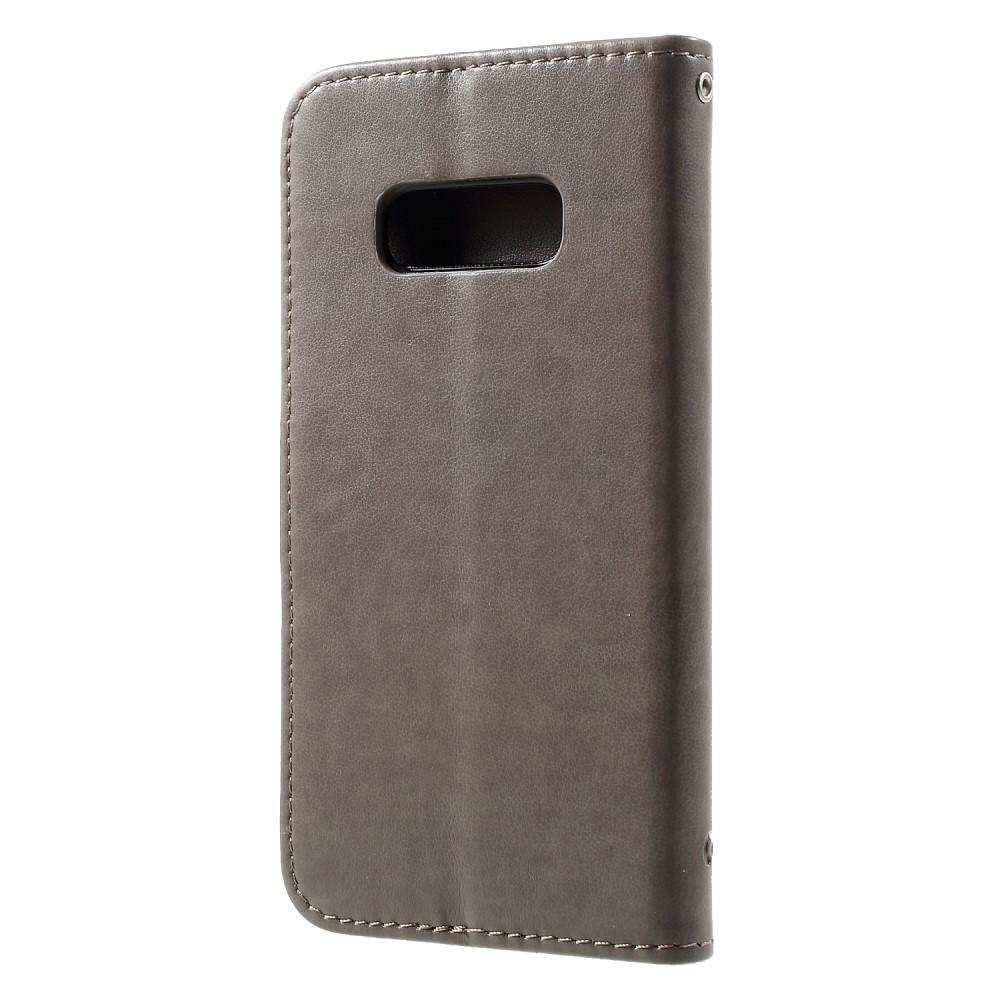 Samsung Galaxy S10e Handyhülle mit Schmetterlingsmuster, Grau