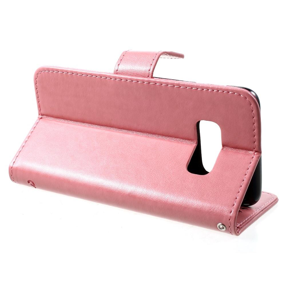 Samsung Galaxy S10e Handyhülle mit Schmetterlingsmuster, Rosa