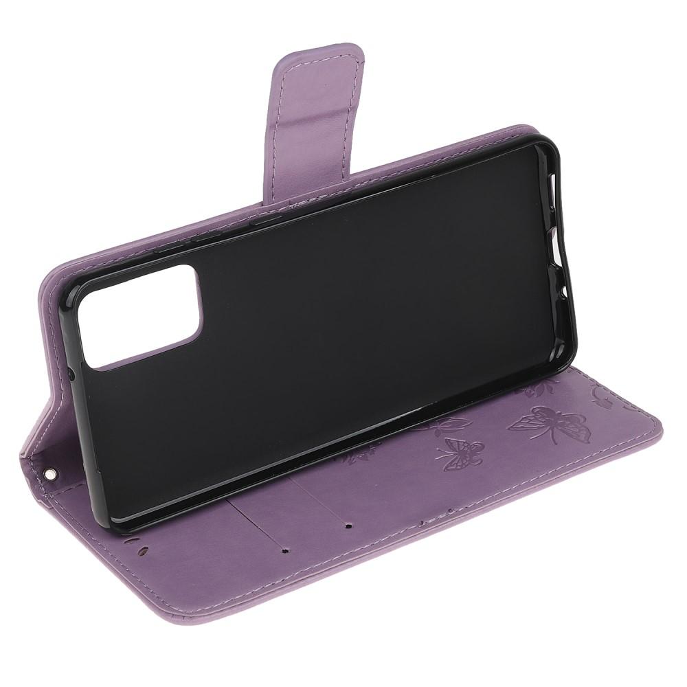 Samsung Galaxy S20 Plus Handyhülle mit Schmetterlingsmuster, Lila