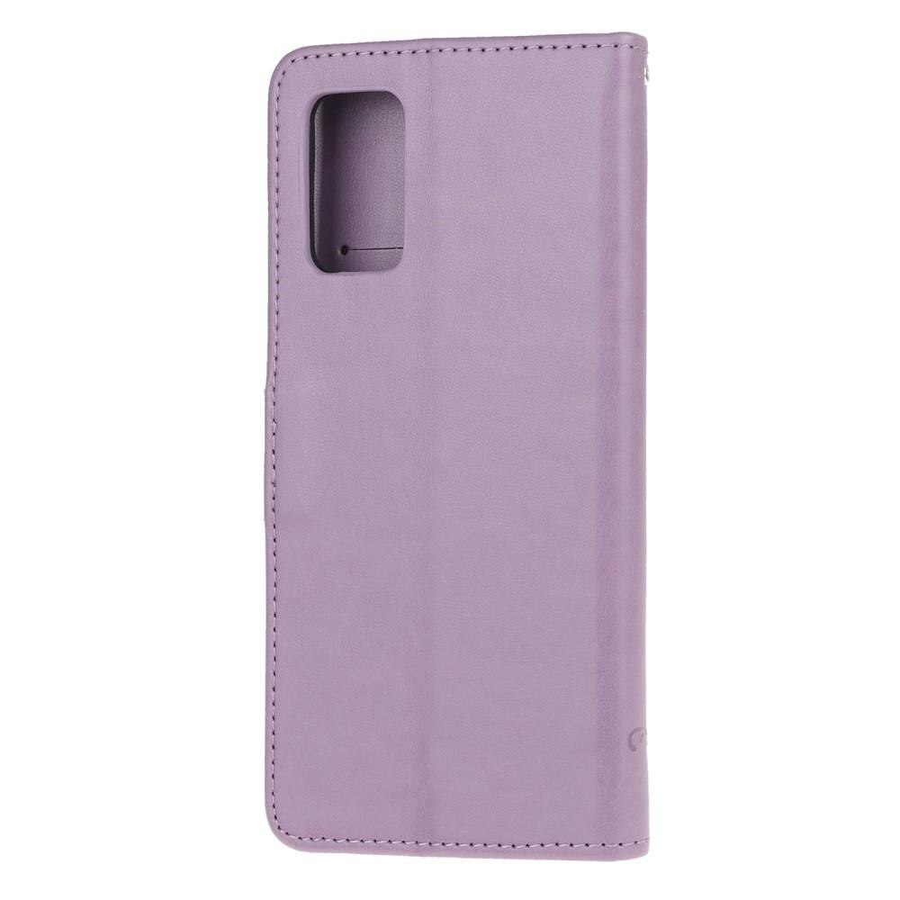 Samsung Galaxy S20 Plus Handyhülle mit Schmetterlingsmuster, Lila