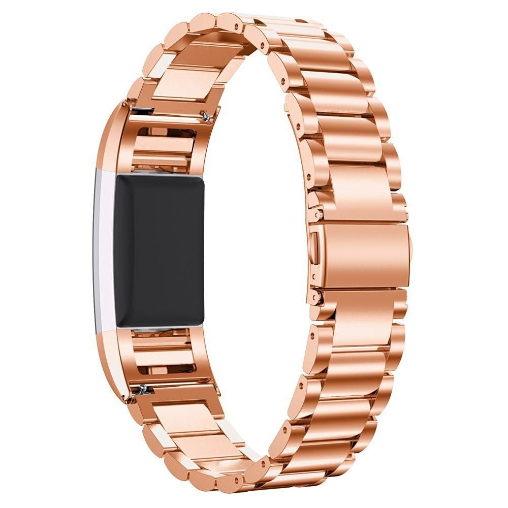 Fitbit Charge 2 Armband aus Stahl Roségold