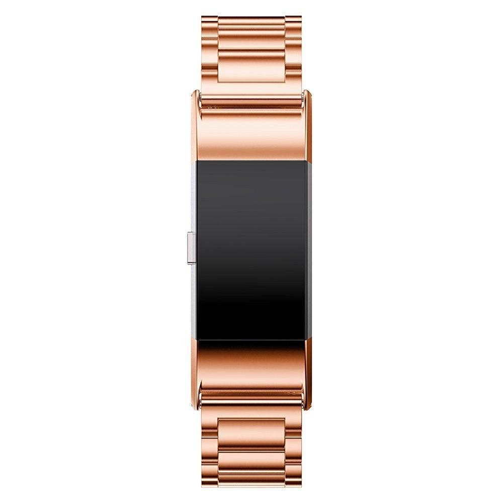 Fitbit Charge 2 Armband aus Stahl Roségold