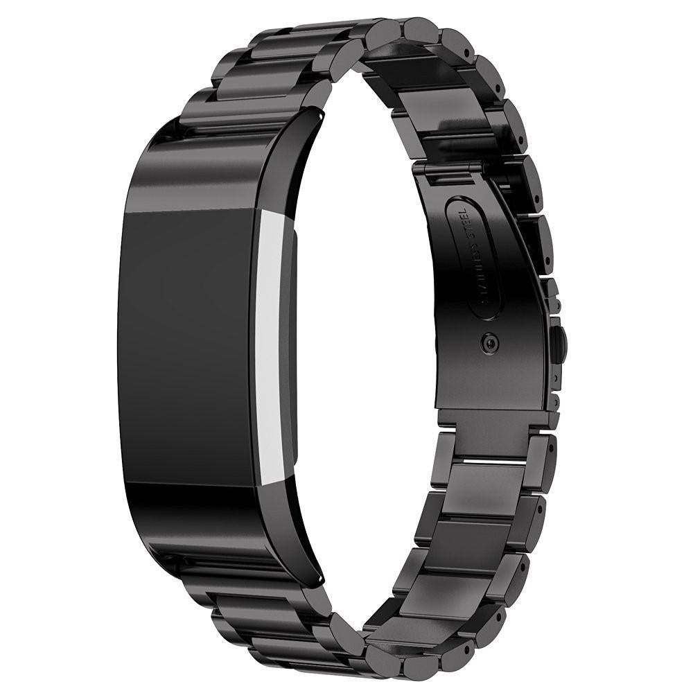 Fitbit Charge 2 Armband aus Stahl Schwarz