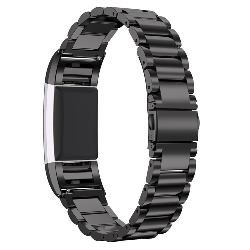 Fitbit Charge 2 Armband aus Stahl Schwarz