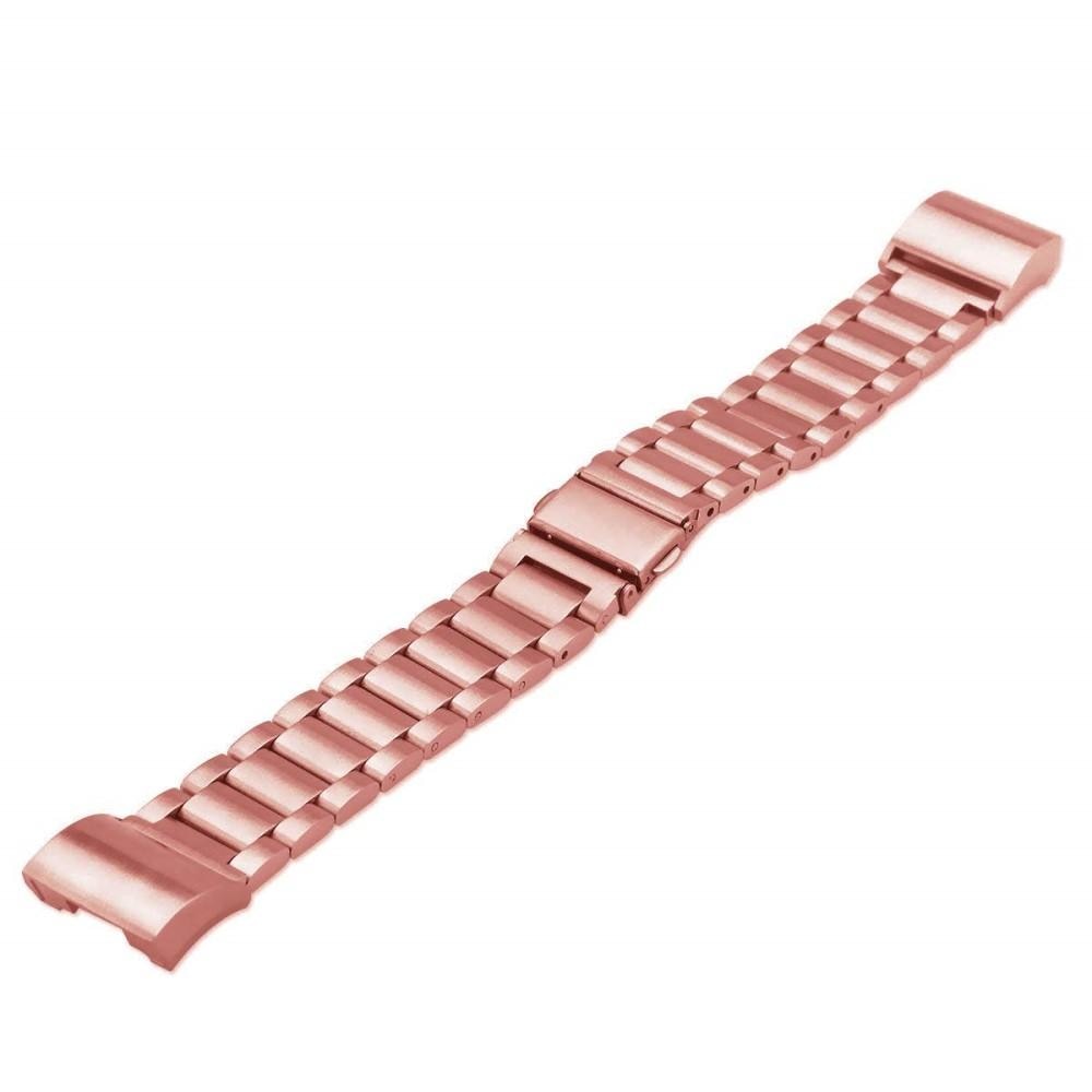 Fitbit Charge 3/4 Armband aus Stahl Roségold