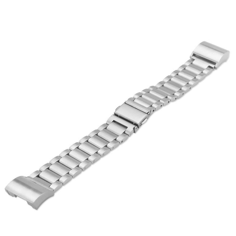 Fitbit Charge 3/4 Armband aus Stahl Silber