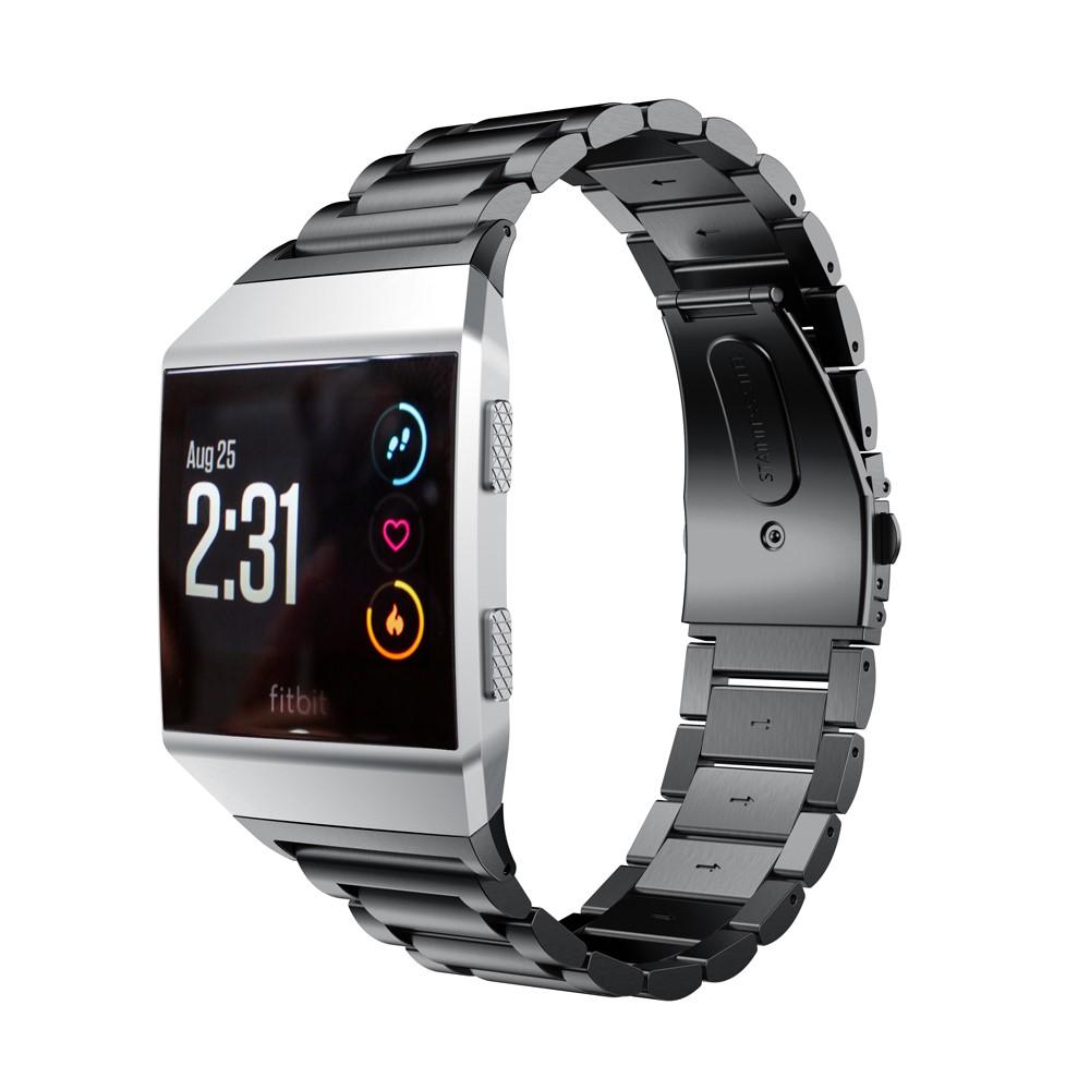 Fitbit Ionic Armband aus Stahl Schwarz