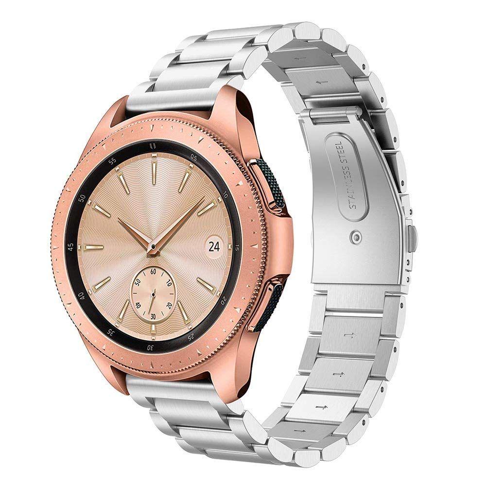 Samsung Galaxy Watch 42mm Armband aus Stahl Silber