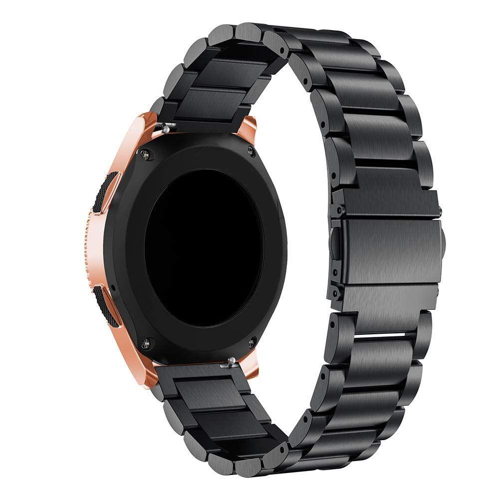 Samsung Galaxy Watch 42mm Armband aus Stahl Schwarz