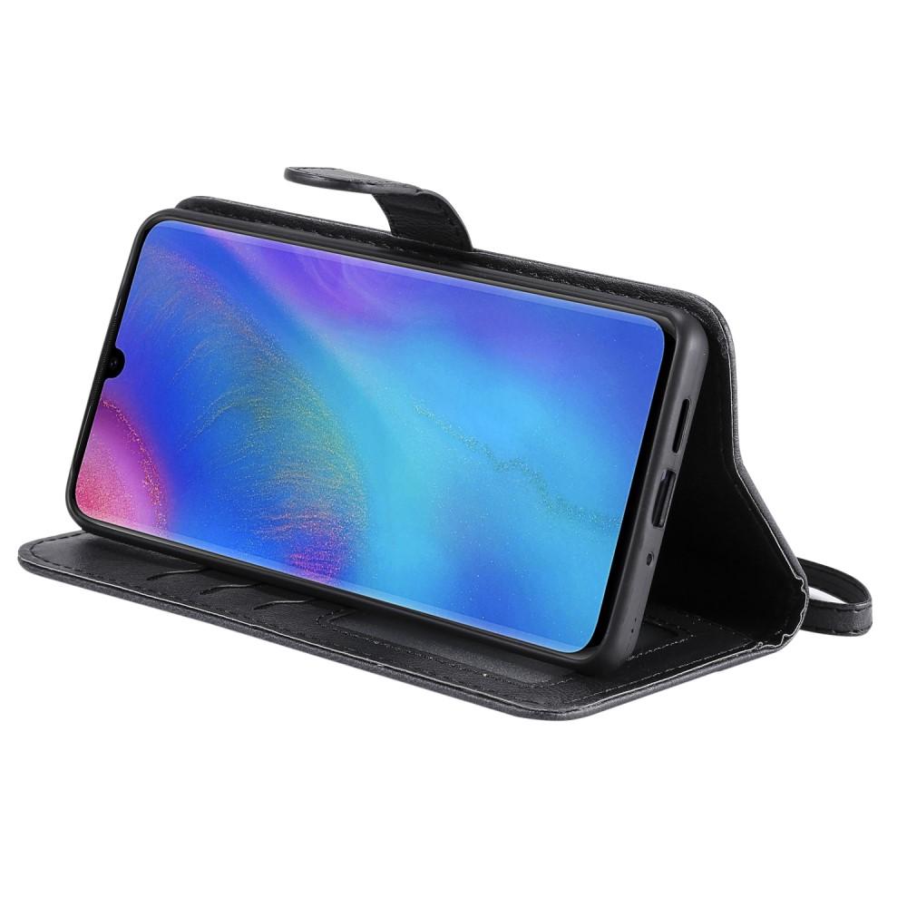 Huawei P30 Pro Magnetische Handytasche Schwarz