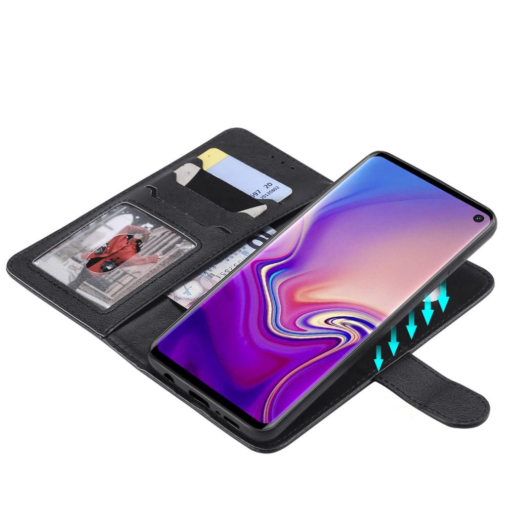 Samsung Galaxy S10 Magnetische Handytasche Schwarz