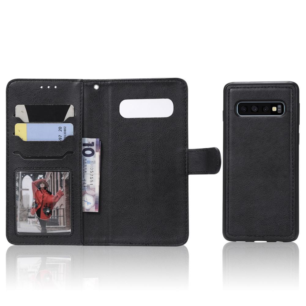 Samsung Galaxy S10 Magnetische Handytasche Schwarz