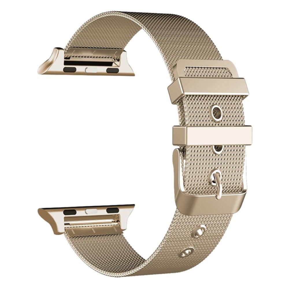 Apple Watch Ultra 49mm Mesh-Armband Champagne Gold