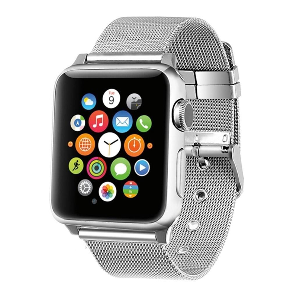 Apple Watch 38mm Mesh-Armband silber