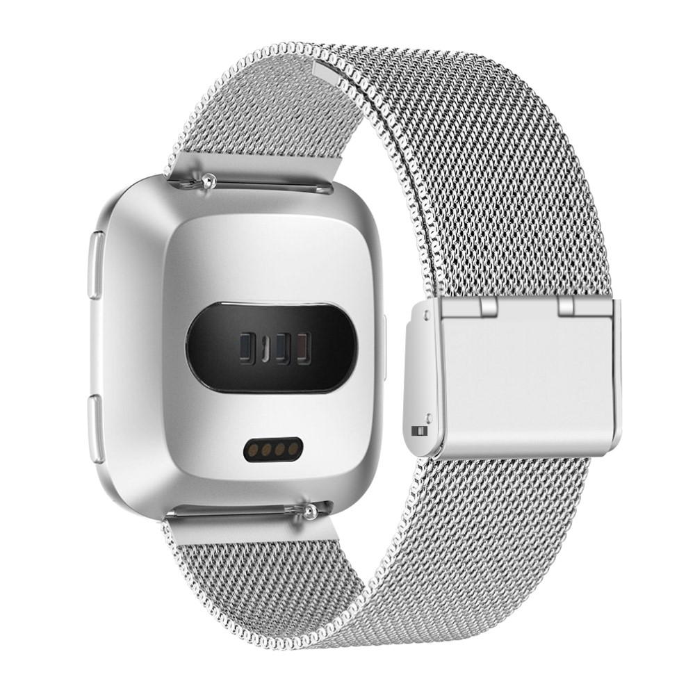 Fitbit Versa/Versa 2 Mesh-Armband Silber