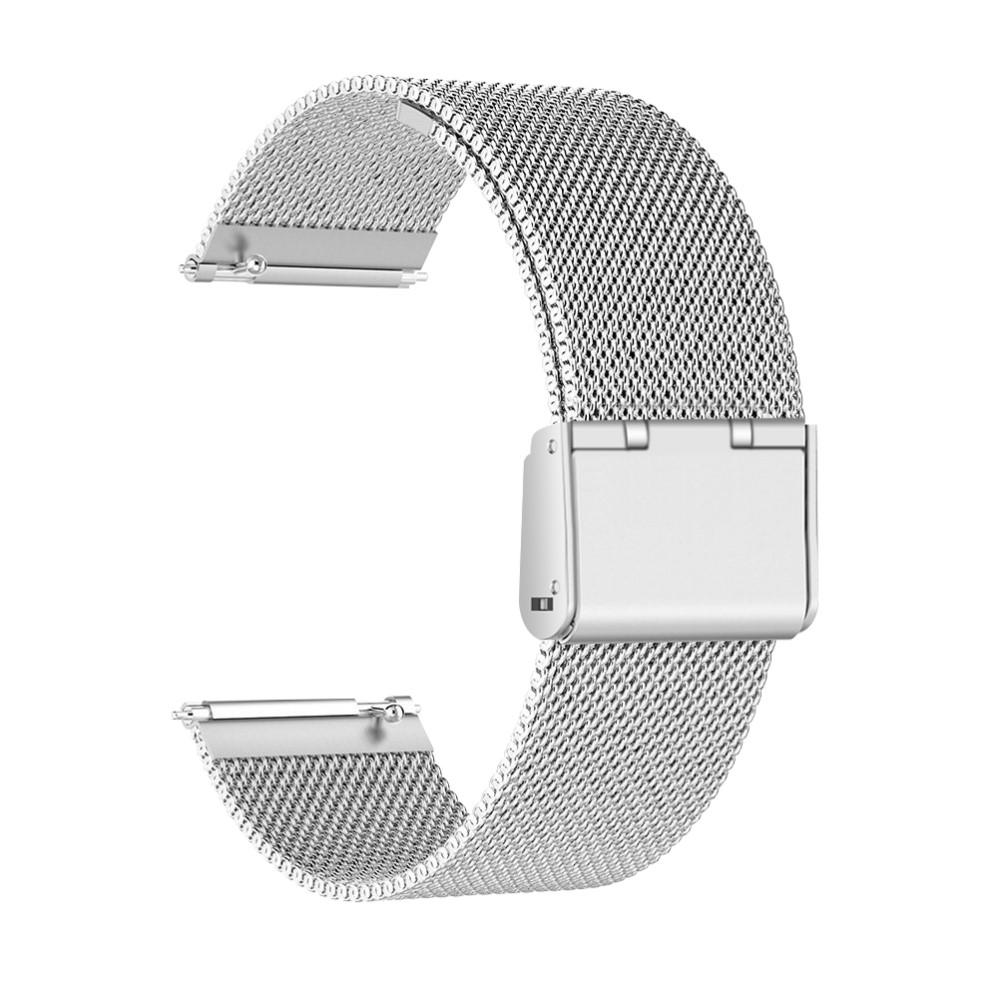 Fitbit Versa/Versa 2 Mesh-Armband Silber