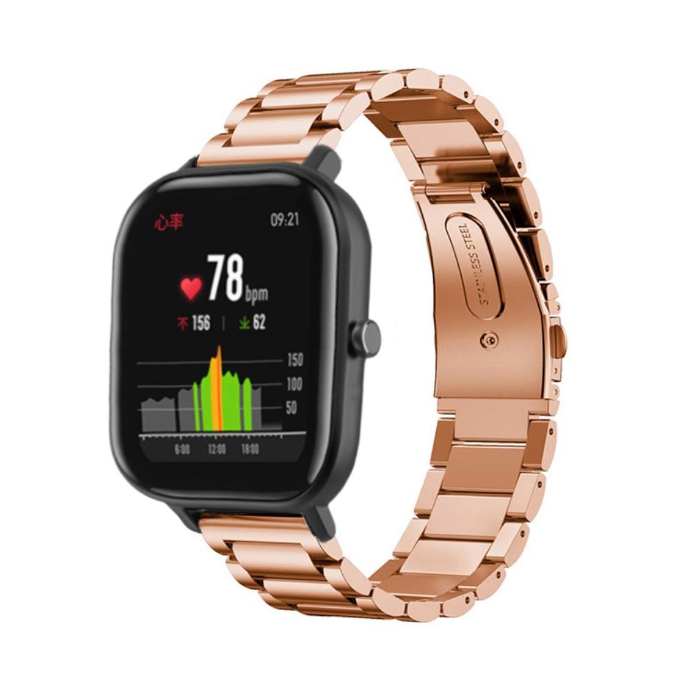 Xiaomi Amazfit GTS Armband aus Stahl Roségold