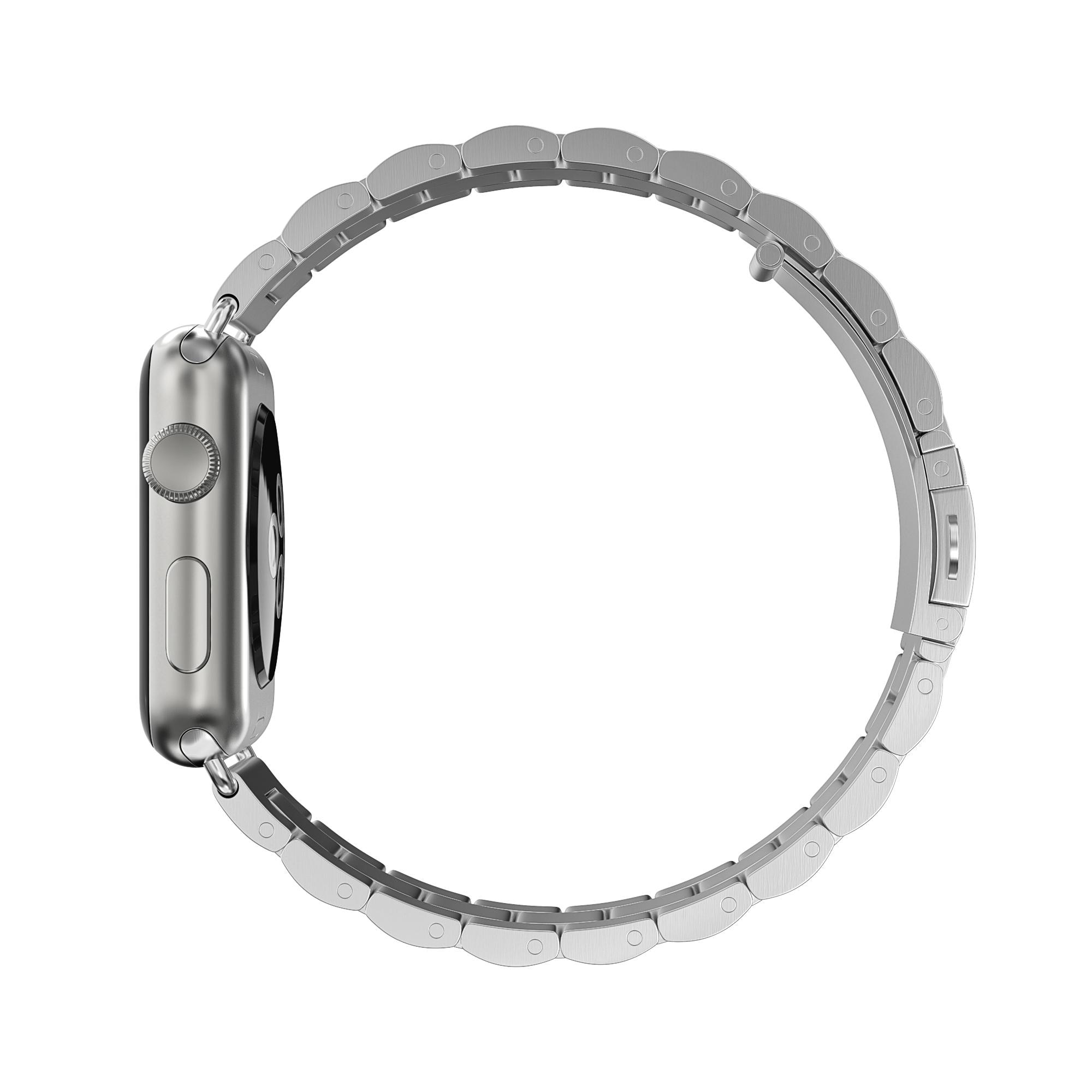 Apple Watch Ultra 2 49mm Armband aus Stahl silber