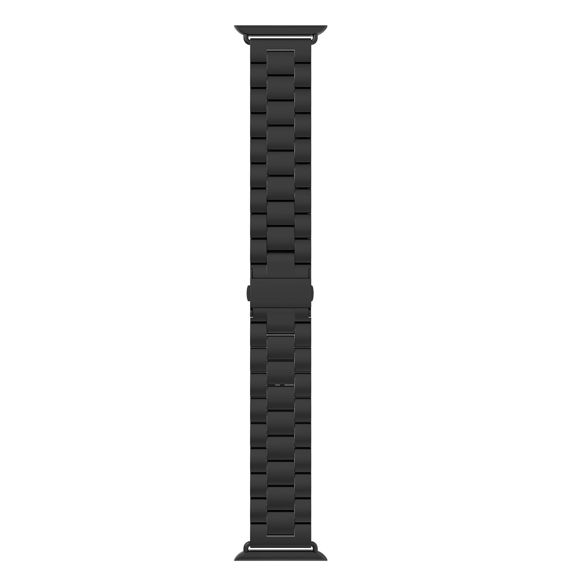 Apple Watch Ultra 49mm 1st Gen Armband aus Stahl Schwarz