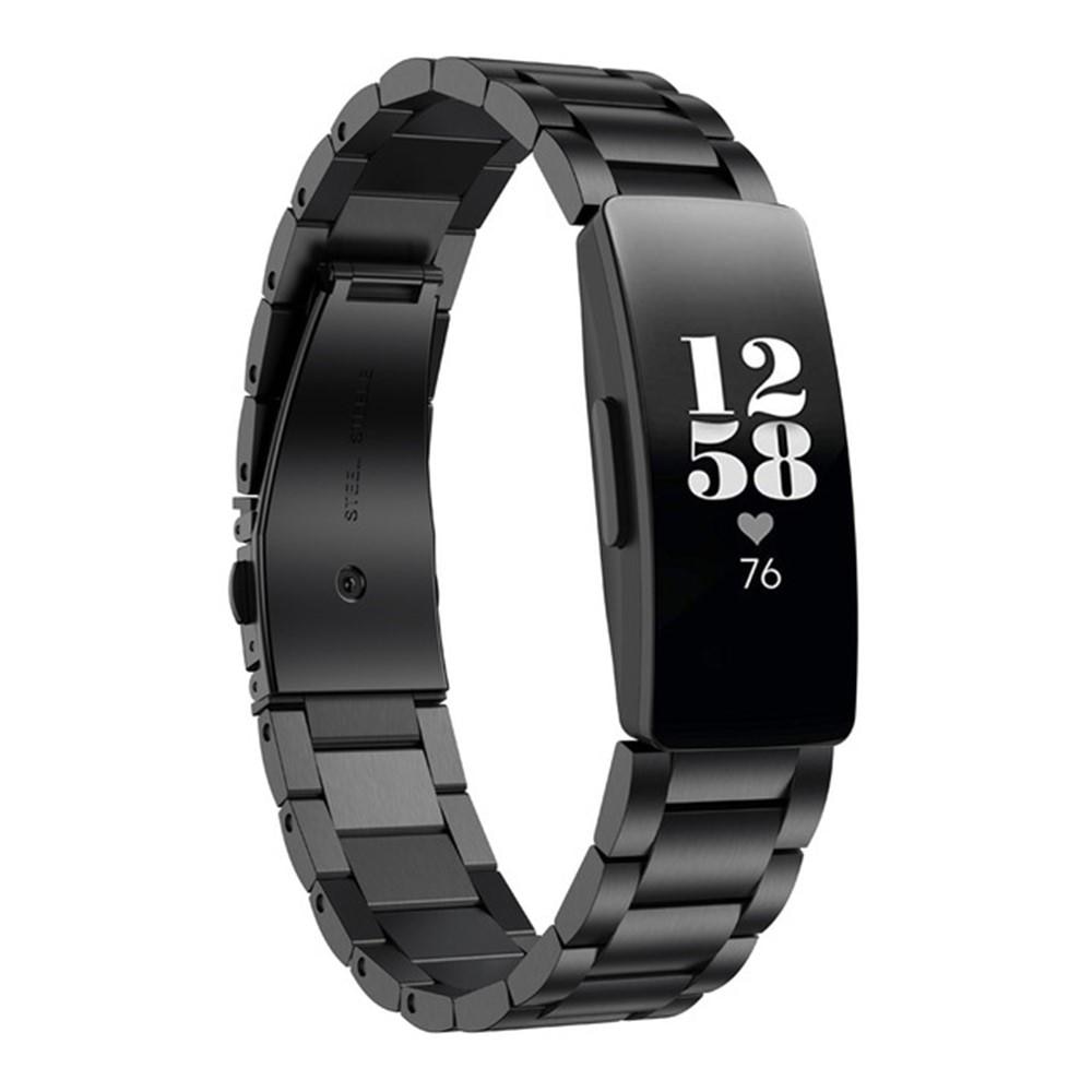 Fitbit Inspire/Inspire HR/Inspire 2 Armband aus Stahl Schwarz