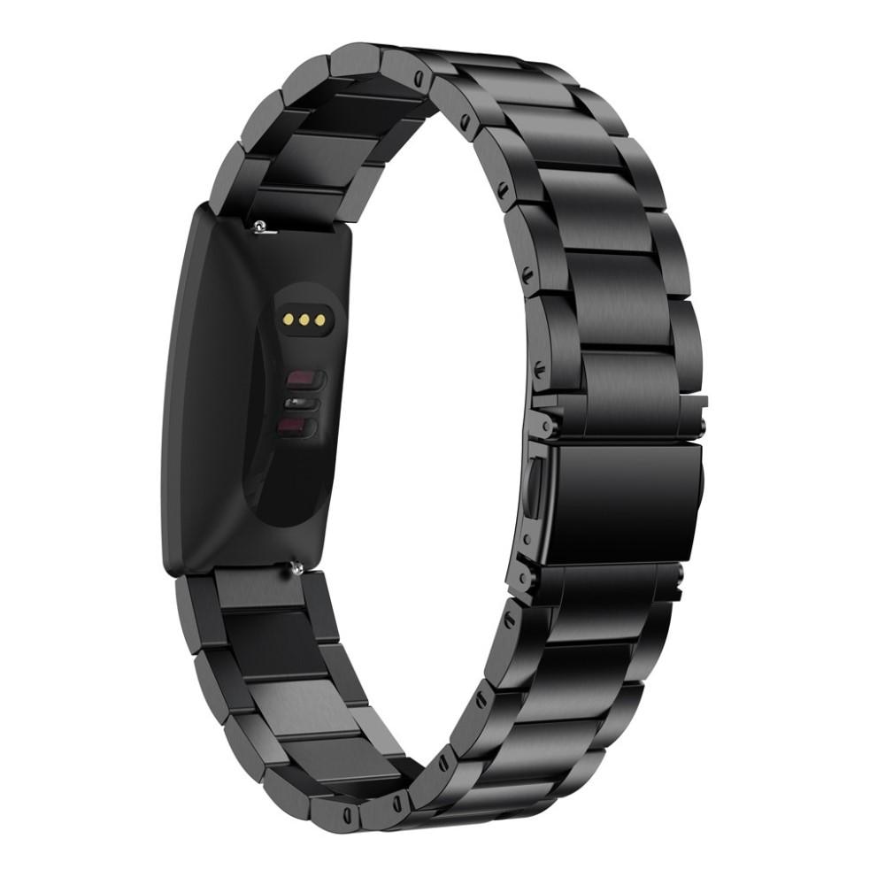 Fitbit Inspire/Inspire 2 Armband aus Stahl Schwarz