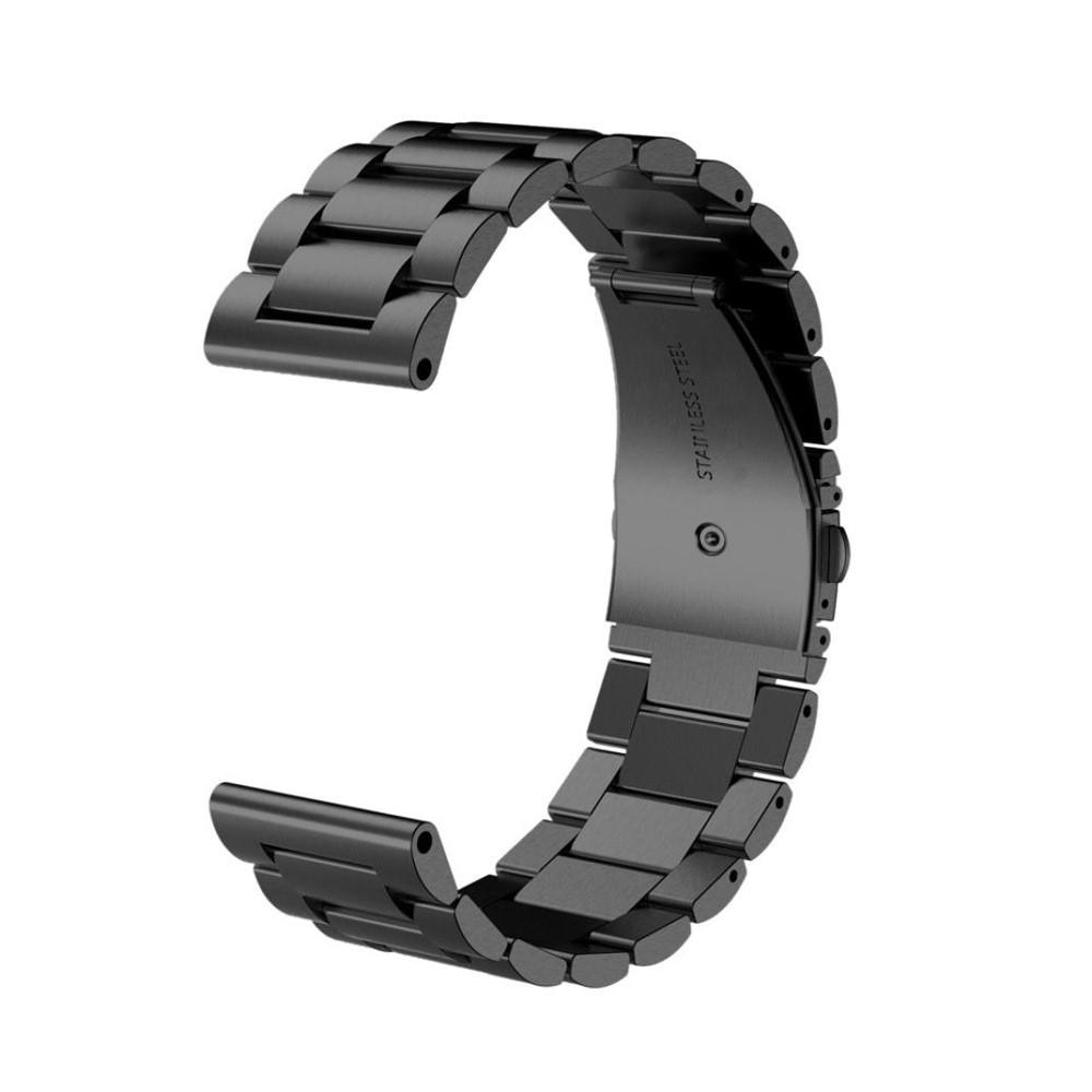 Garmin Fenix 3/3 HR/5X/5X Plus Armband aus Stahl Schwarz