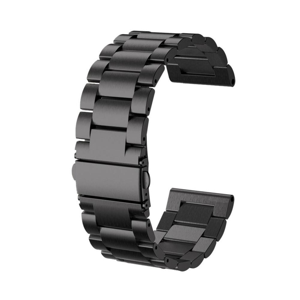 Garmin Fenix 3/3 HR/5X/5X Plus Armband aus Stahl Schwarz