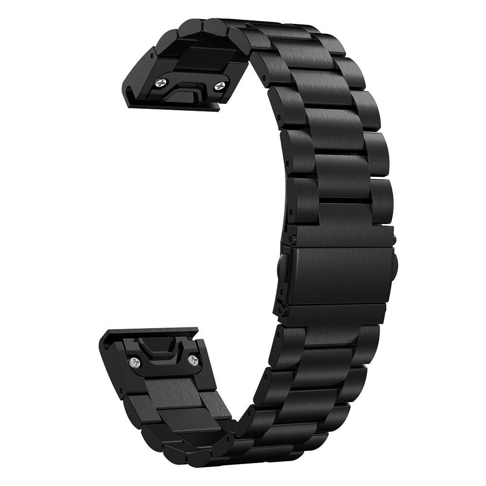 Garmin Forerunner 965 Armband aus Stahl Schwarz