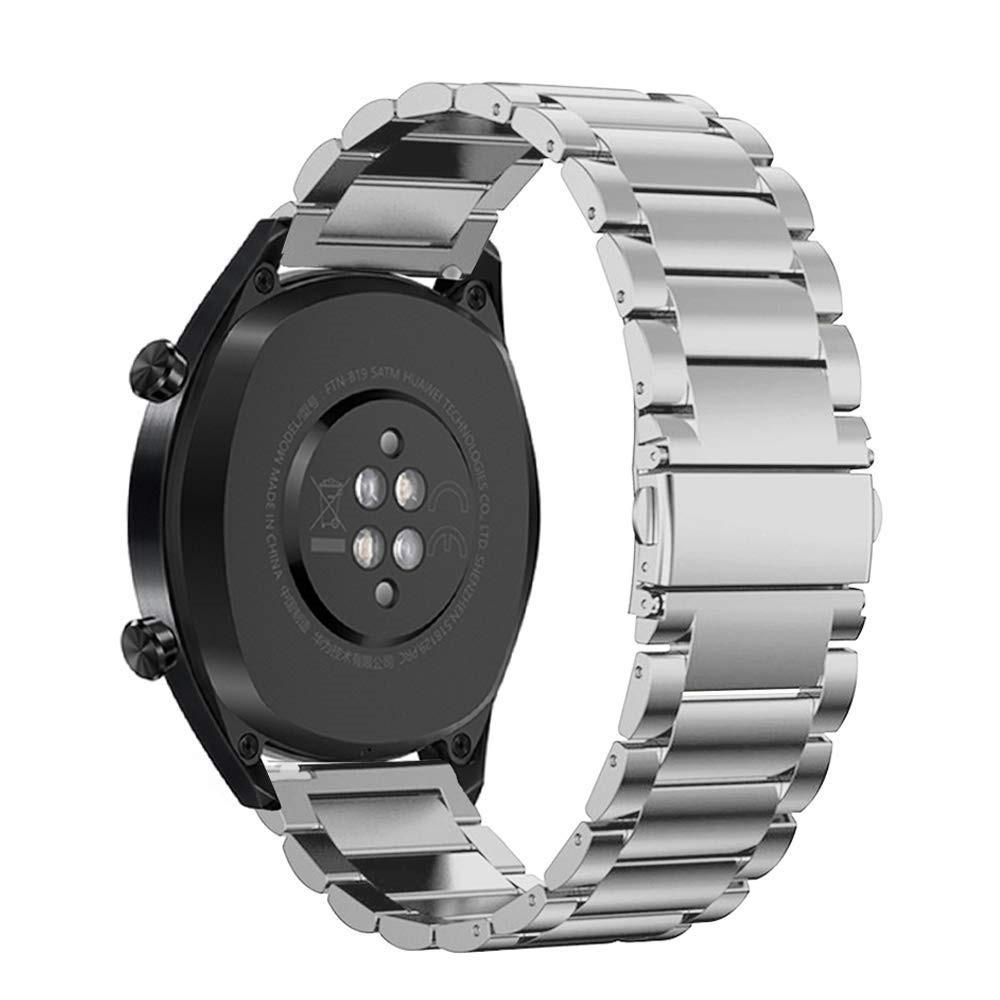 Huawei Watch GT/GT 2 46mm/GT 2e Armband aus Stahl Silber