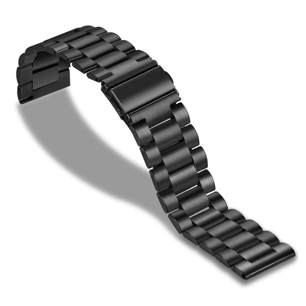 Huawei Watch GT/GT 2 46mm/GT 2e Armband aus Stahl Schwarz