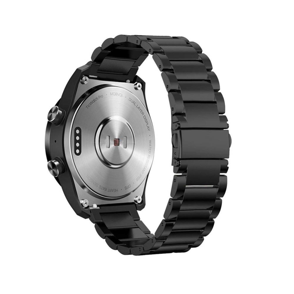 Mobvoi Ticwatch Pro/S2/E2 Armband aus Stahl Schwarz